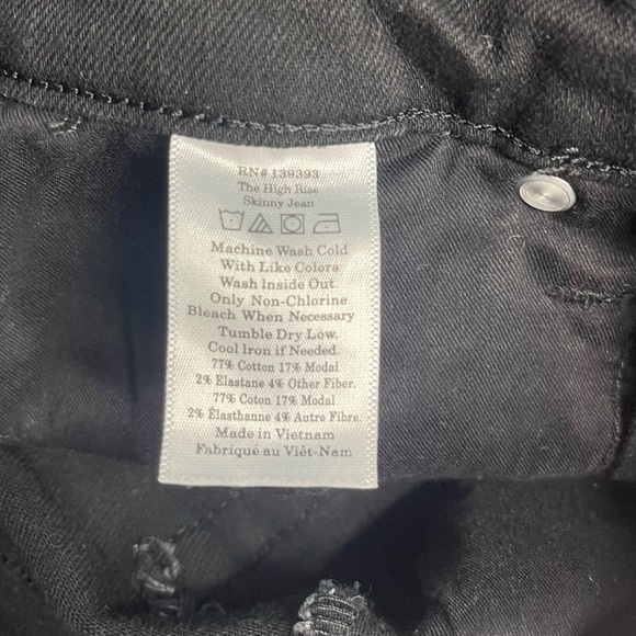 Everlane High Rise Skinny Jean Ankle in Black - Picture 11 of 11